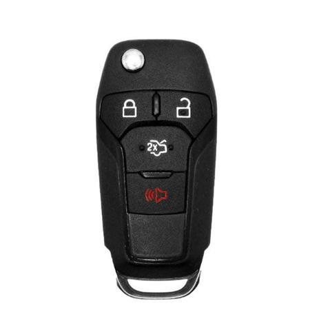 SOLIDKEYS SolidKeys: Ford OEM Replacement Flip Key 4 Button SLD-SK-FOR-400-FLIP